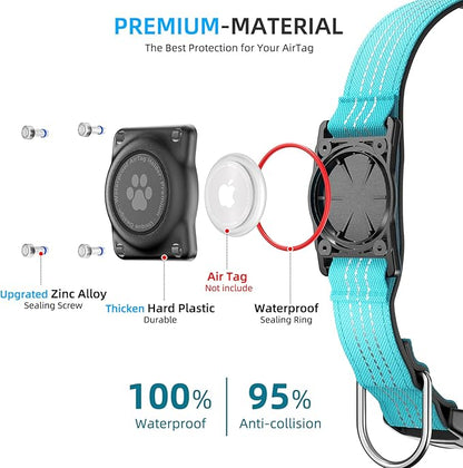 Upgraded AirTag Collar, IP68 Waterproof Holder, Reflective, Ultra-Durable - Image 3