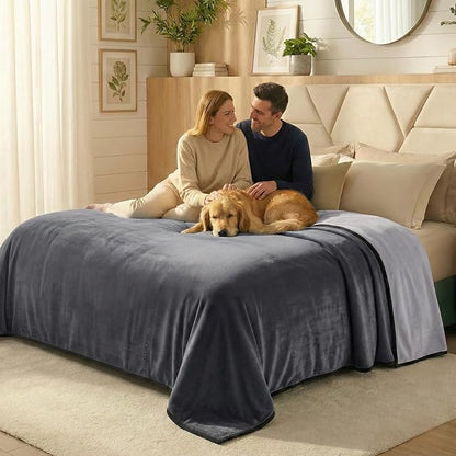 Paw Buddies Premium Waterproof Blanket 80"x90" Velvet-Feel Reversible Throw – - Image 8