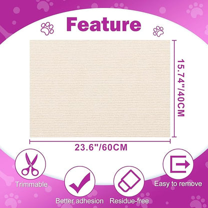 ENONCI 23.6x15.8 Cat Wall Scratcher Mat - Image 9
