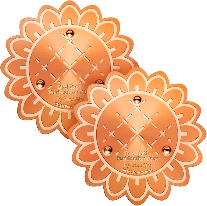 Bird Bath Copper Disk by Yncotte