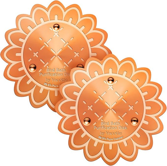 Bird Bath Copper Disk by Yncotte