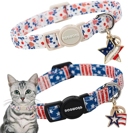 2 Pack Independence Kitten Collar Breakaway by DOGWONG