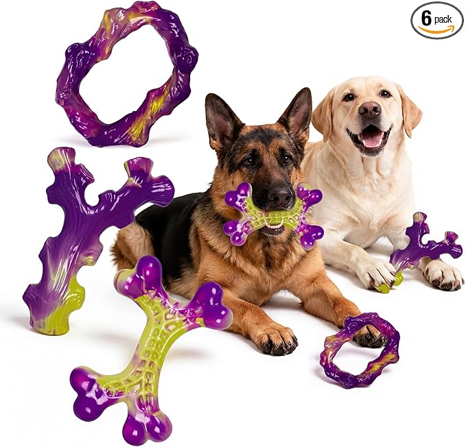 Frienhund 6-Pack Dog Toys for Aggressive Chewers: Dog Toy for Aggressive Chewer by Frienhund