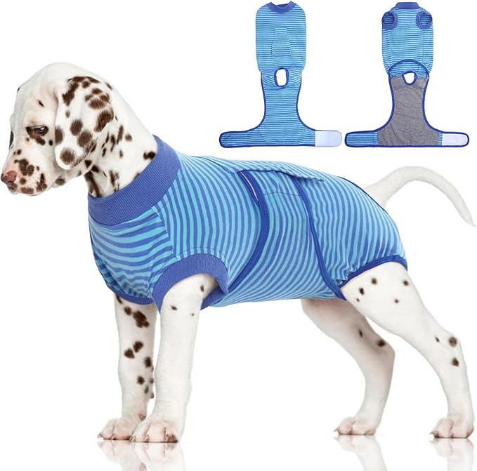 FUAMEY Recovery Suit for Dogs After Surgery, Soft Breathable Dog Bodysuit by FUAMEY