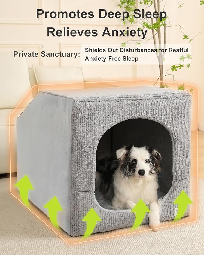 Hovicaed Indoor Dog House for Extra Large Medium Small Sized Dogs - Image 2