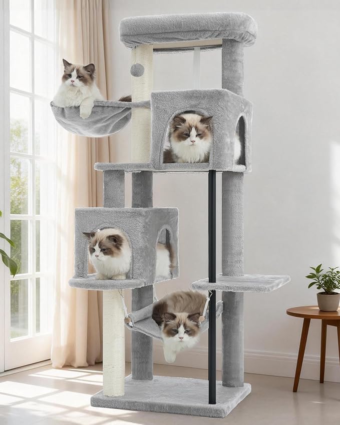 Gitelsnour 51.2'' Cat Tree Tower, Cat Tower - Image 7