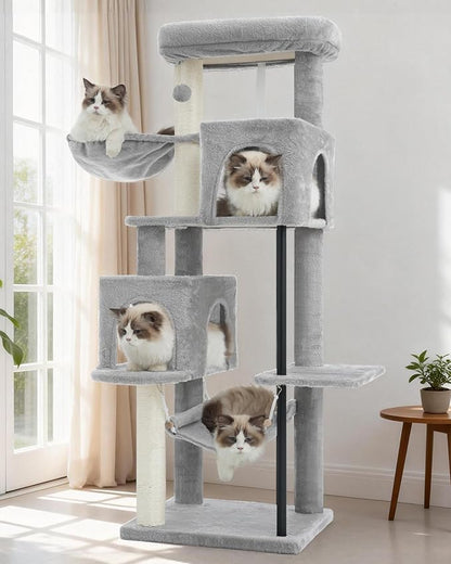 Gitelsnour 51.2'' Cat Tree Tower, Cat Tower - Image 7
