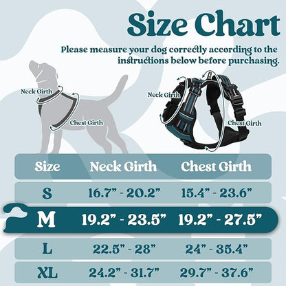 rabbitgoo Dog Harness Medium Sized, No Pull Easy On & Off - Image 2