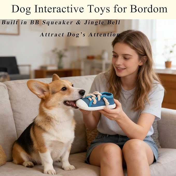 Interactive Squeaky Dog Toy - Image 4