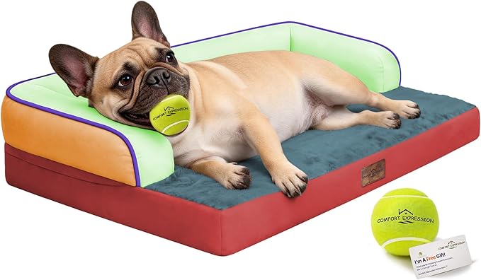 Comfort Expression Memory Foam Large Dog Bed Washable by ComfortExpression