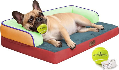 Comfort Expression Memory Foam Large Dog Bed Washable by ComfortExpression