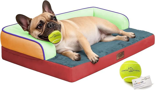 Comfort Expression Memory Foam Large Dog Bed Washable by ComfortExpression