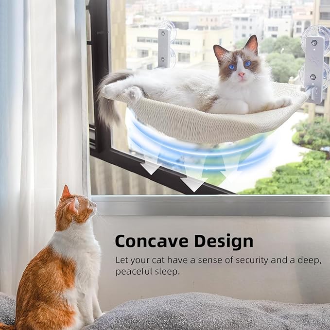 2PCS Replacement Cover for Cat Window Perch, M Size Cordless Cat Window Hammock - Image 6