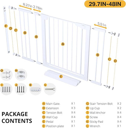 Cumbor 2 Pack 29.7"-48" Baby Gate - Image 9