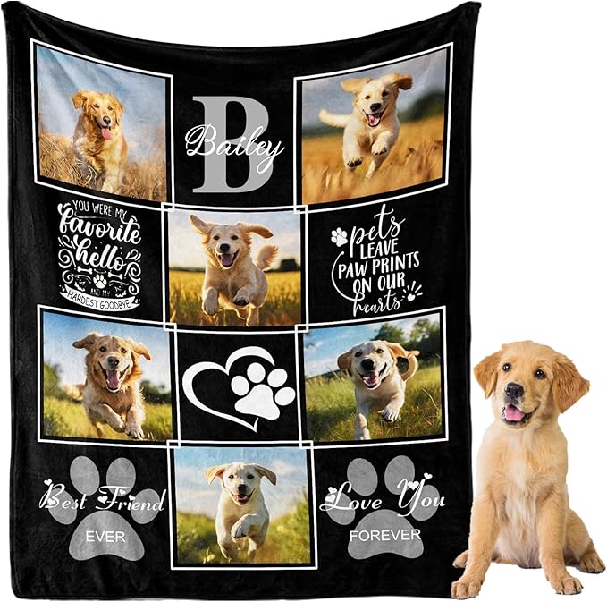 Printed in USA, Personalized Dog Memorial Gifts by Chericosy