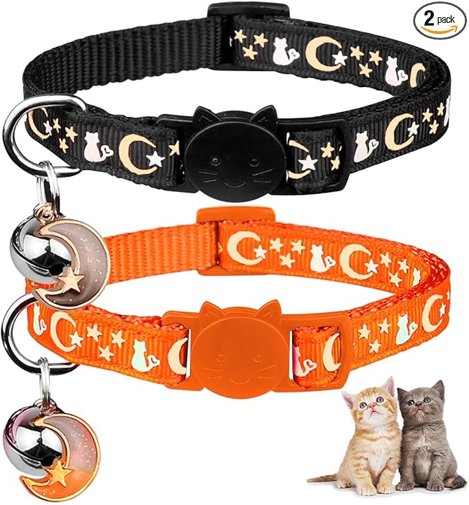 Baeuppit 2PCS Breakaway Cat Collars by Baeuppit