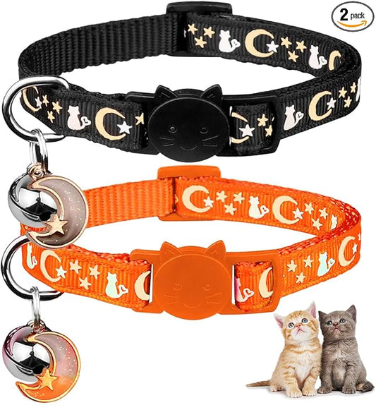 Baeuppit 2PCS Breakaway Cat Collars by Baeuppit