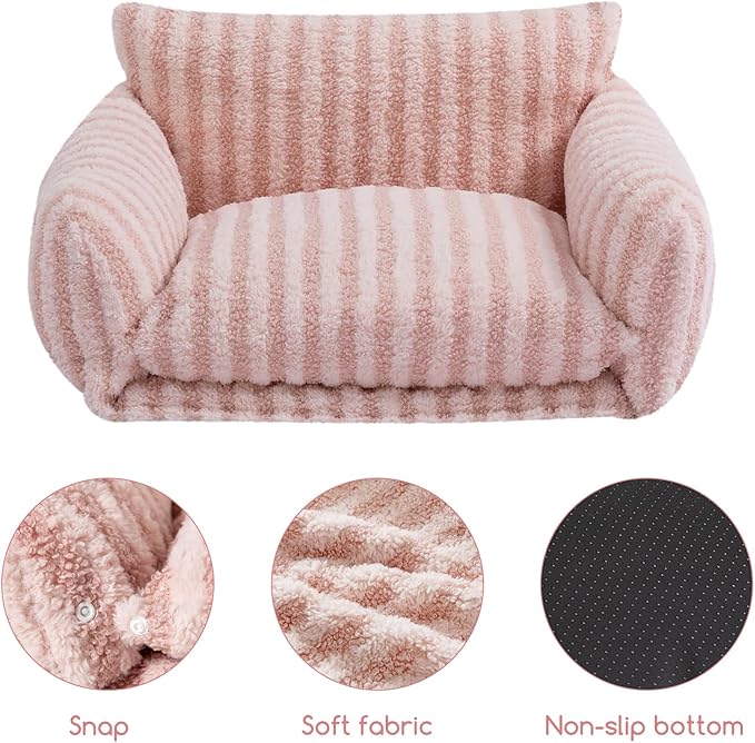 Hollypet Cat Bed Fluffy Plush Multifunctional Double-Layer Machine Washable - Image 5