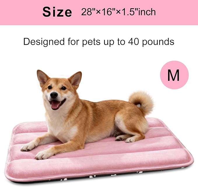 Dog Bed Mat, Reversible Dog Crate Pad - Image 3