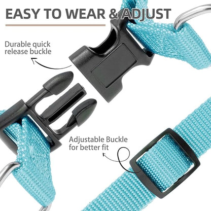 PUPTECK No Pull Dog Harness Soft Adjustable Basic Nylon Step in Puppy Vest - Image 3