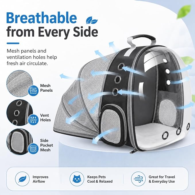 Expandable Cat Carrier Backpack - Image 4
