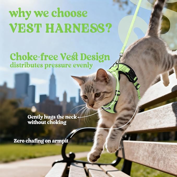 rabbitgoo Cat Harness and Leash Set, Escape Proof Kitten Harness - Image 3