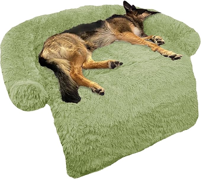 GGIB Calming Dog Bed Fluffy Plush Dog Mat by GGIB