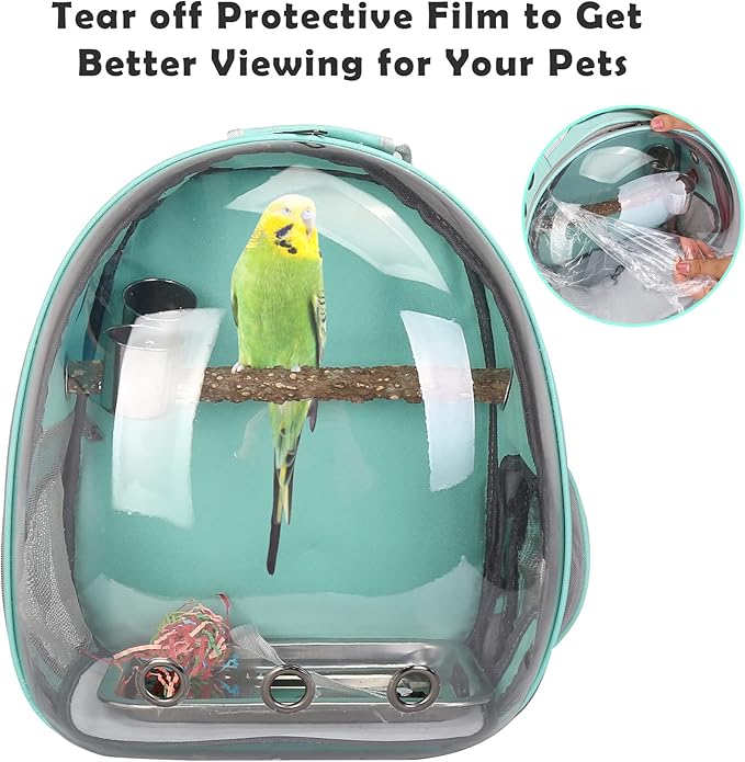 Bird Backpack, Bird Carrier Travel Cage - Image 7