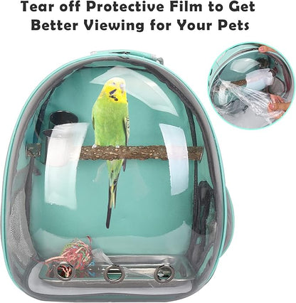 Bird Backpack, Bird Carrier Travel Cage - Image 7