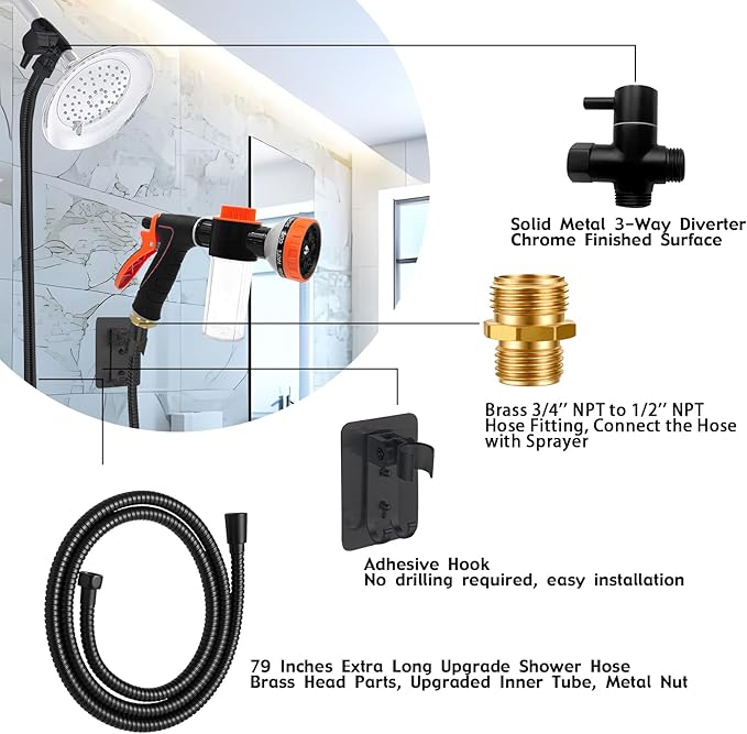 Dog Washing Hose Attachment for Pet Bathing - Image 7