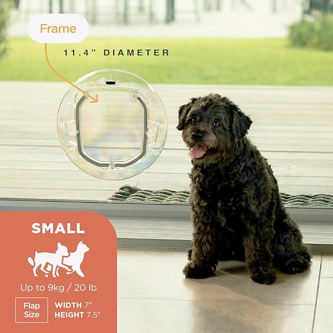 Hakuna Pets Ultra Clear Pet, Cat and Dog Door - Image 3