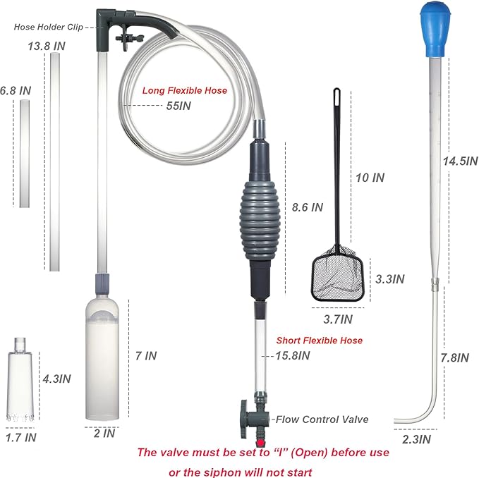 Aquarium Siphon Vacuum Cleaner Kit - Image 5