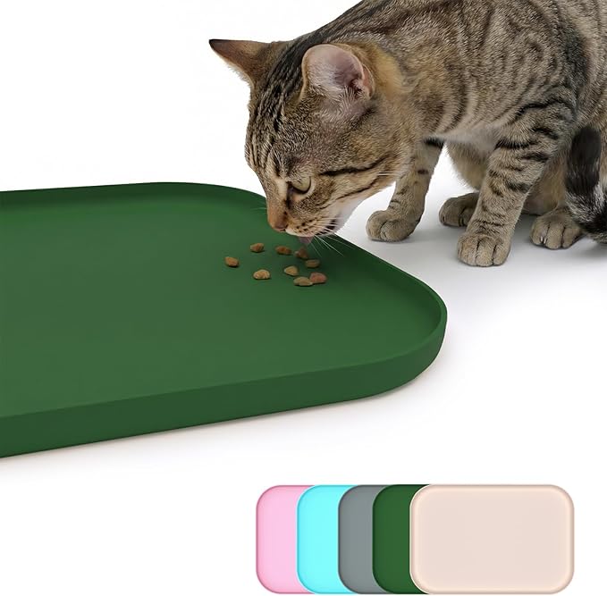BLESWIN Non-Slip Silicone Dog Food Mat by BLESWIN