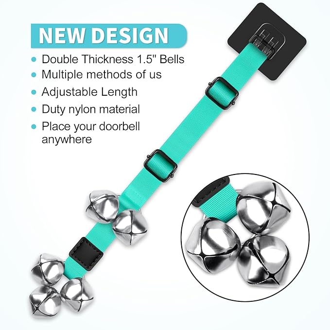 COOYOO Dog Doorbells, Adjustable Potty Training Dog Bells, Upgraded - Image 5