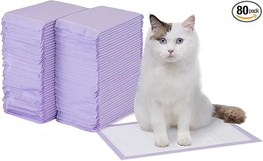 Amazon Basics Cat Pee Pads, Odor Control, Super Absorbent, Disposable, by AmazonBasics