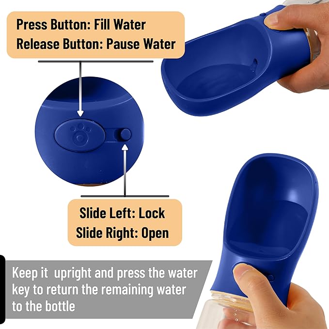 Mr. Pen- Portable Dog Water Bottle, 19 oz, Leak Proof Puppy Water Dispenser - Image 2