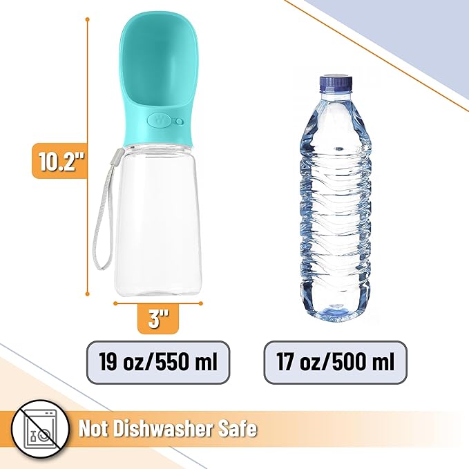 Mr. Pen- Portable Dog Water Bottle, 19 oz, Leak Proof Puppy Water Dispenser - Image 3