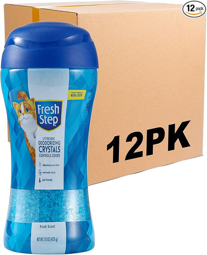 Fresh Step Cat Litter Crystals Deodorizer Non Toxic Odor Neutralizing Crystals by FreshStep