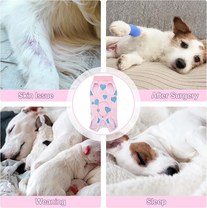 Coppthinktu Recovery Suit for Dogs After Surgery, Dog Onesie Surgery Recovery - Image 2