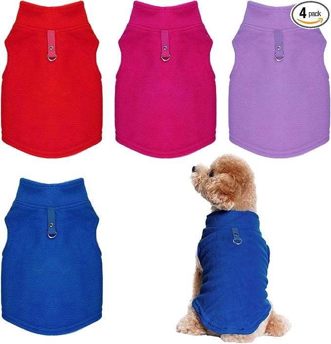 Rbenxia 4 Piece of Rose Red Dog Sweater by Rbenxia