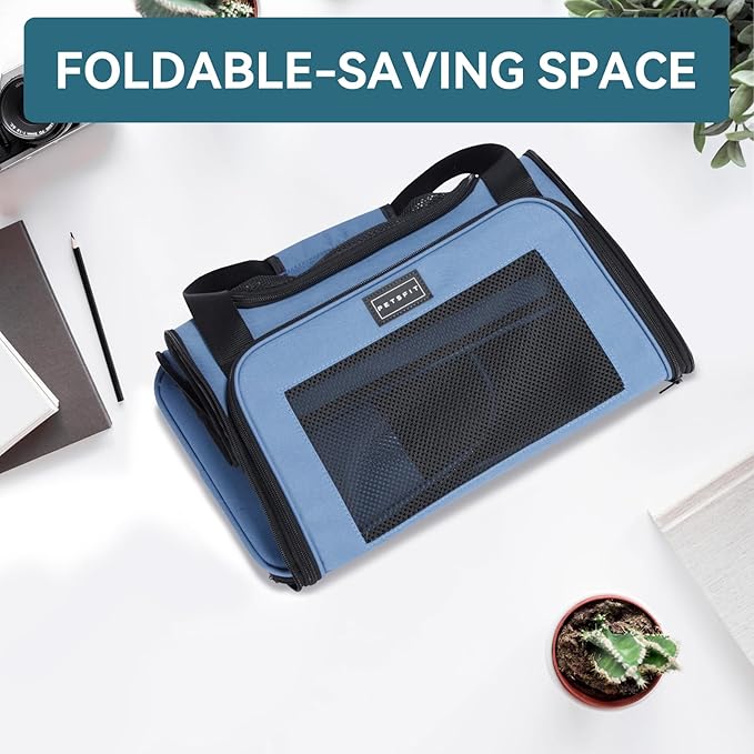 PETSFIT Pet Carrier, Dog Carrier Airline Approved, Collapsible Soft Sided TSA - Image 7
