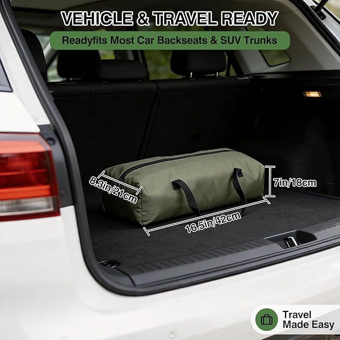 Veraste 24" L x 17" W x 17" H Collapsible Travel Dog Crate, Portable Soft Dog - Image 5