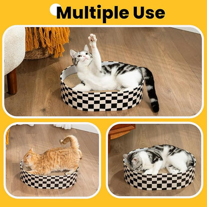 Conlun Cat Scratcher Box with 4 Cat Scratching Board Reversible Scratch Pad - Image 3