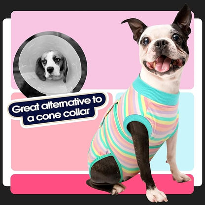 FUAMEY Recovery Suit for Dogs After Surgery, Soft Breathable Dog Bodysuit - Image 4