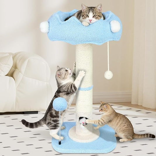 Tall Cat Scratching Post for Indoor Cats Adults, Cat Scratch Post by Yungaspy
