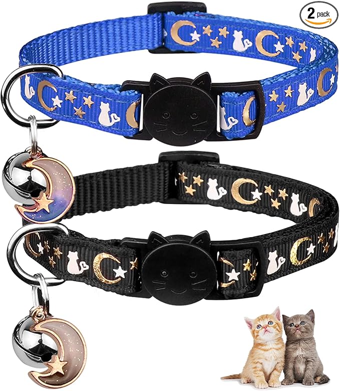 Baeuppit 2PCS Breakaway Cat Collars by Baeuppit
