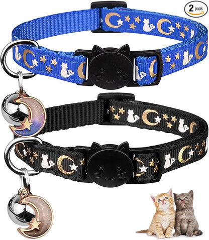 Baeuppit 2PCS Breakaway Cat Collars by Baeuppit