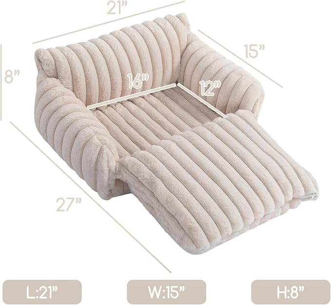 Hollypet Cat Bed Fluffy Plush Multifunctional Double-Layer Machine Washable - Image 3