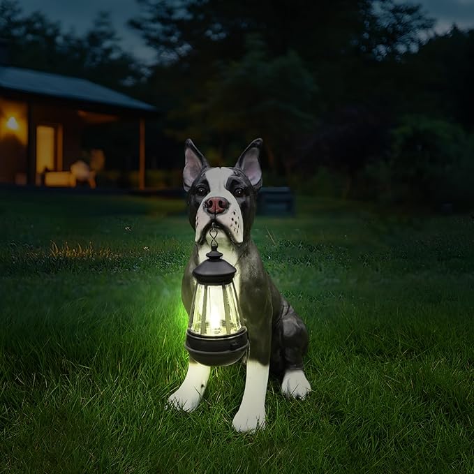 Boston Terrier Dog Garden Statue - Image 7