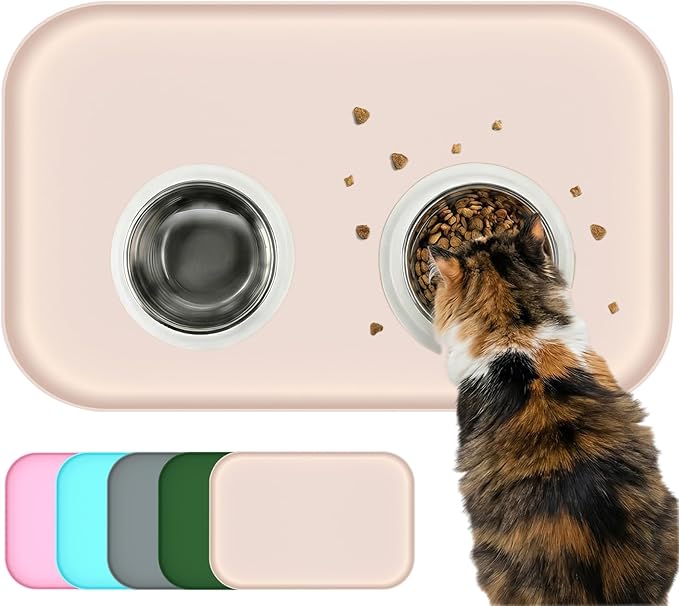 BLESWIN Waterproof Silicone Pet Feeding Mat by BLESWIN